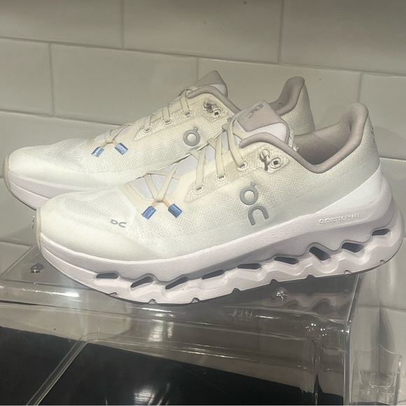 Size 7.5 - ON Cloudrunner Women’s Sneakers Running Shoes All White - Picture 2 of 12